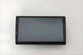 Universal Android car stereo head unit with 10.1 inch touch screen, GPS antenna, and connection cables