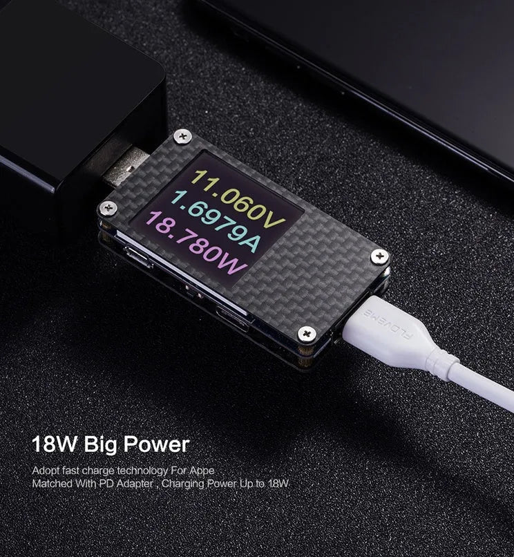 White braided USB-C to Lightning cable with reinforced connectors shown at 0.5m length