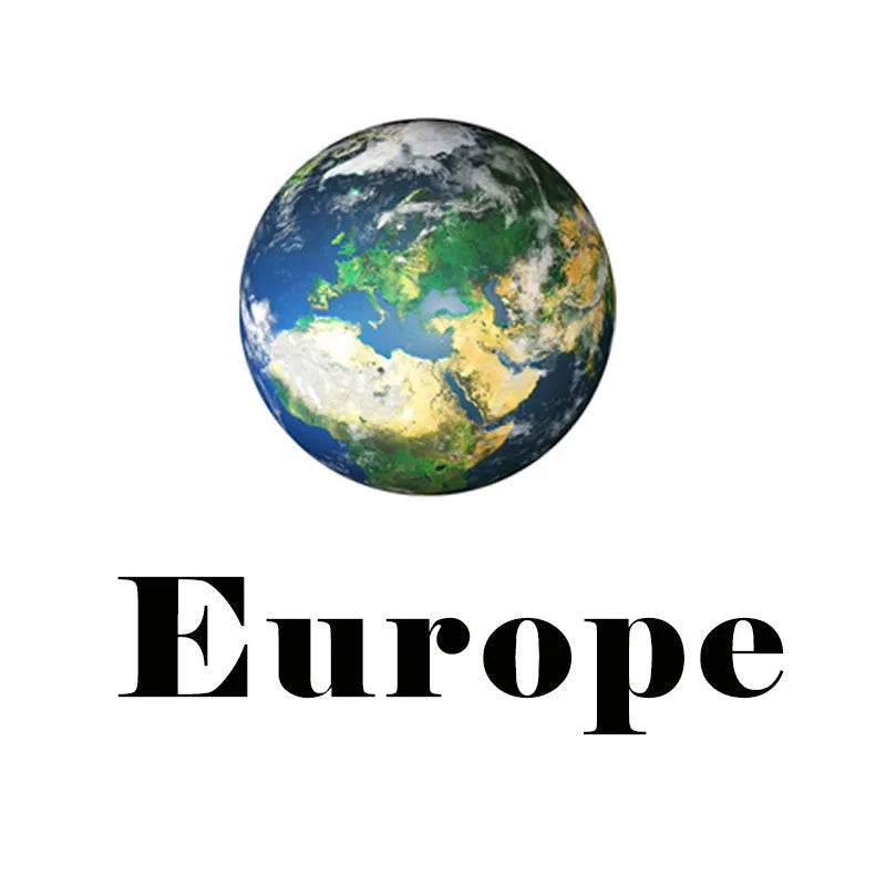 Glow in the dark blue and green Earth planet wall sticker with 3D effect