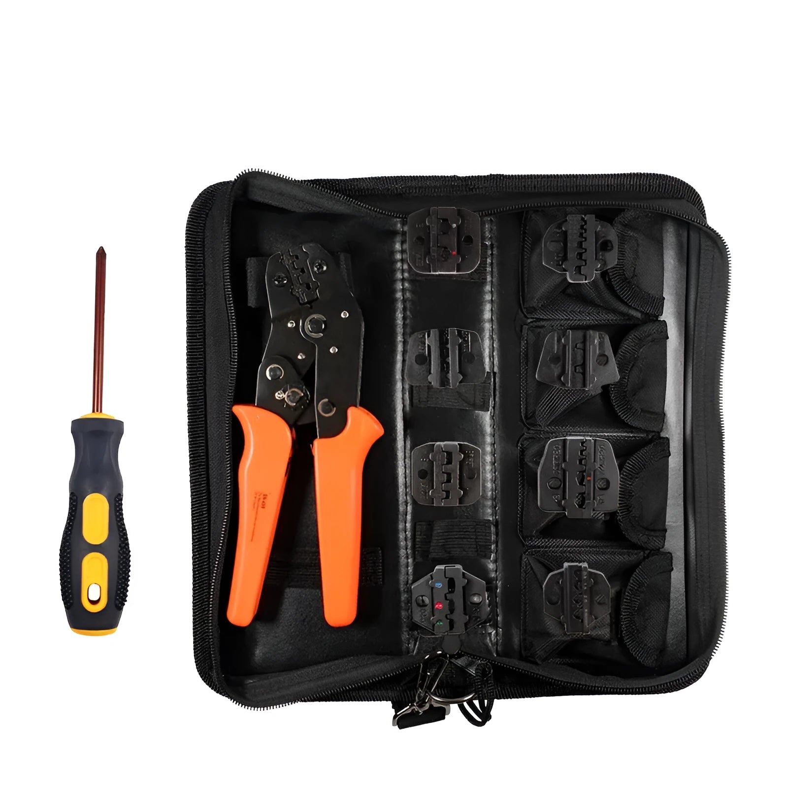 SN-48B portable multi-wrench jaw terminal crimping pliers combination suit with four pliers and wire crimper