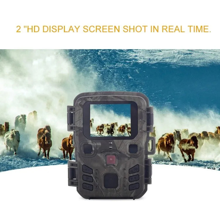 Black plastic infrared night vision monitoring device on a table.