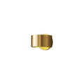 Modern simple copper wall lamp in black or gold finish with 220V UK voltage