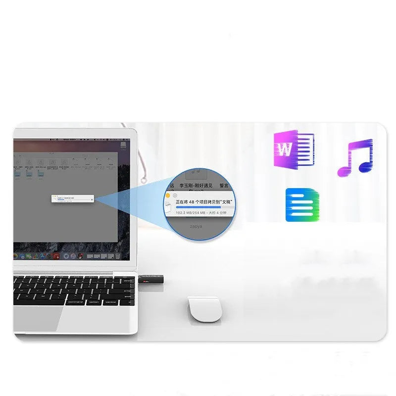 Black USB car FM Bluetooth receiver for wireless audio streaming to car stereo