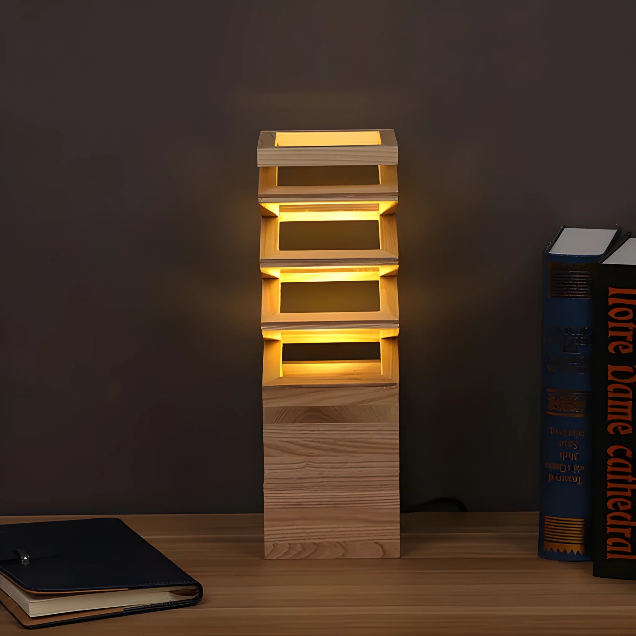 Creative solid wood table lamp European style large 120X120 US style solid wood colour on desk