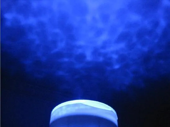 Blue ocean projection lamp with DLP trapezoidal correction for ceiling mounting in children's rooms