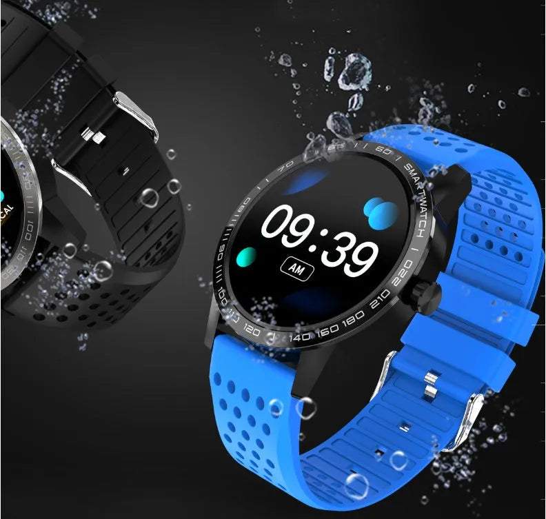 T2 colour screen heart rate smart bracelet on wrist showing step count display