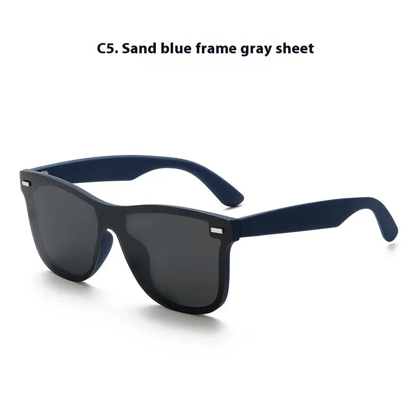 Polarized sunglasses C2 sand black frame gray piece for driving and fishing outdoor use
