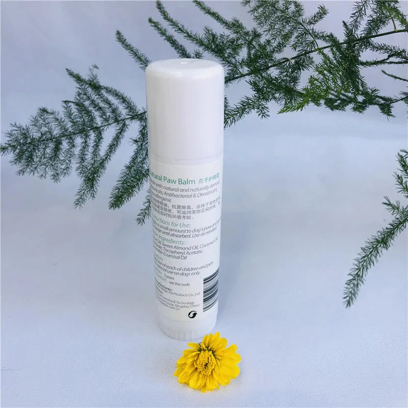 Baihua Pet Paw Care Cream 20ml white tube with plant essential oil for dog and cat paws