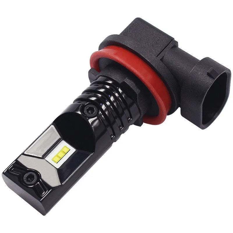 White LED fog lamp with aviation aluminium body for H11 H8 sockets