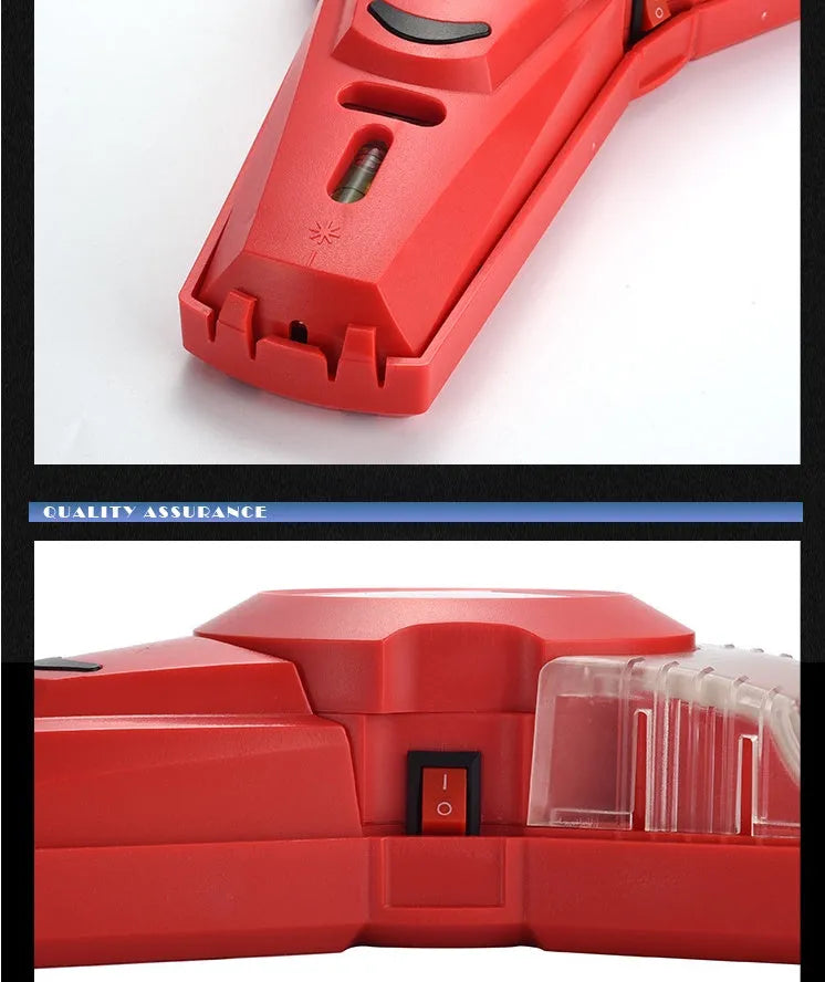 Red portable infrared laser level with punching positioning function for woodworking