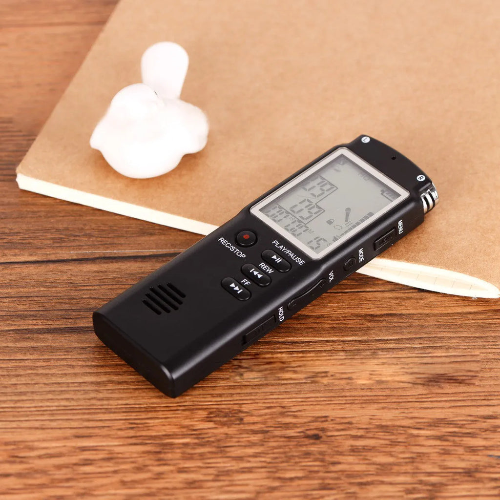 USB professional voice recorder with external microphone for telephone recording