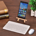 Black and white mini Bluetooth wireless keyboard for 7-inch 9-inch and 10-inch tablets