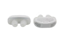 Stop Snore Device nose clip in blue, white and red made from ABS and silicone for snoring relief