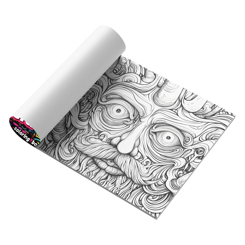 Acid tour coloured painting book or sketch pad with a length of 200mm.