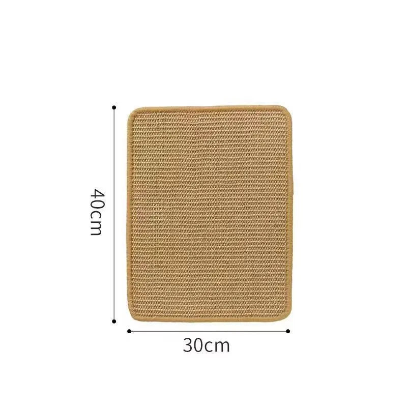 Sisal cat scratch board with natural fibre surface in pastoral style