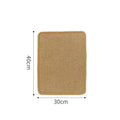 Sisal cat scratch board with natural fibre surface in pastoral style