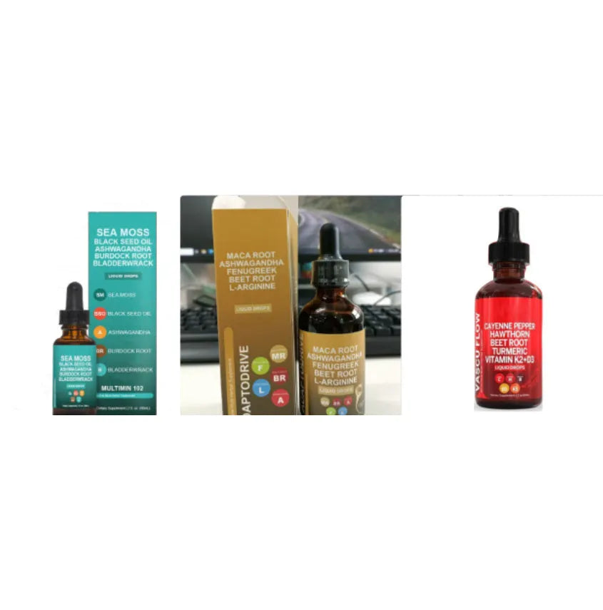 Vitamin D3 K2 Hawthorn Fruit Supplement Liquid Drops 60ml bottle