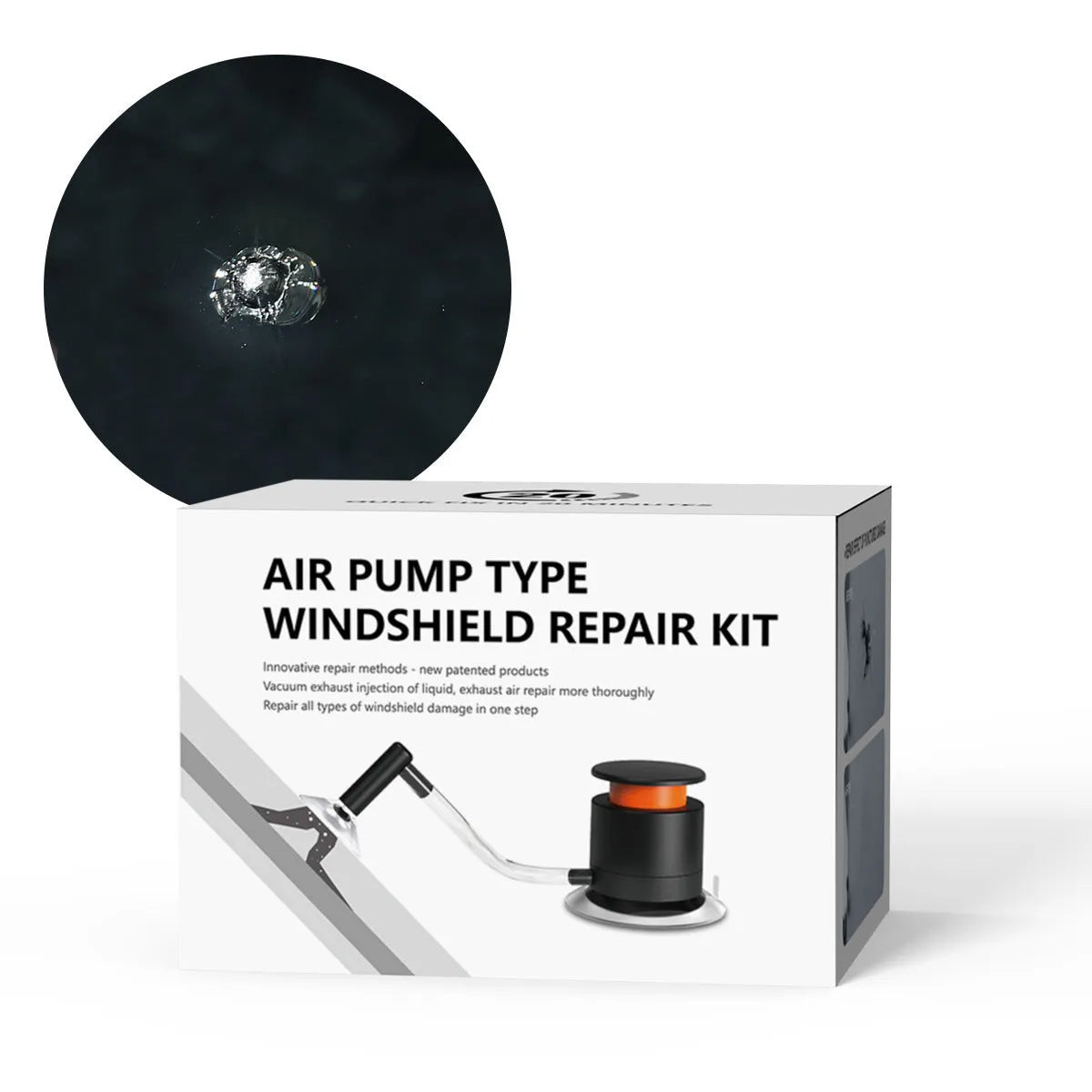 Car windshield crack repair tool plastic broken glass corrector for DIY windscreen chip and crack fix