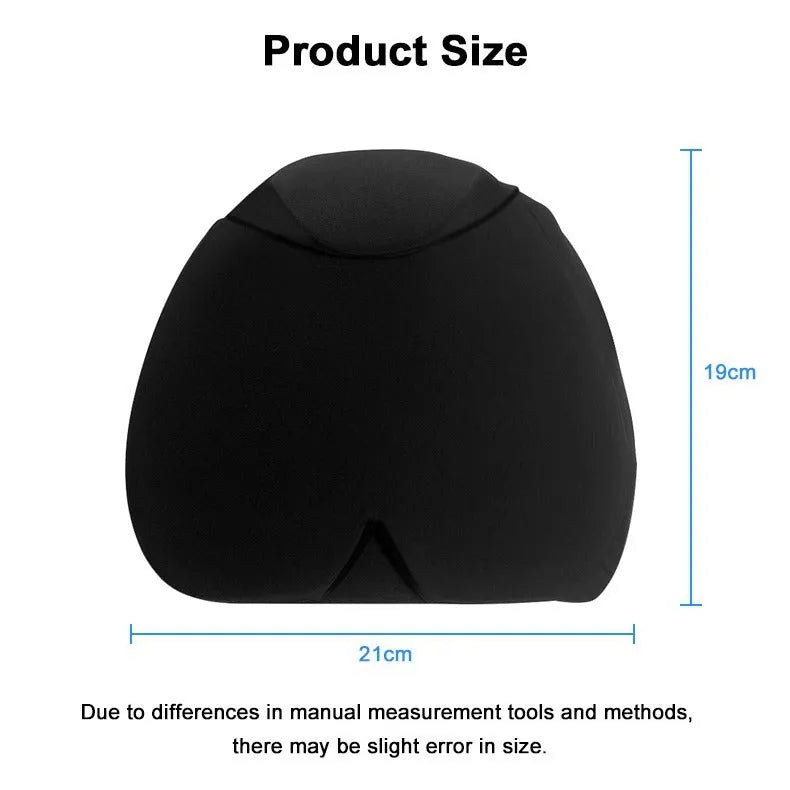 Simple solid colour cold compress cap in black, dark blue, or pink, made from polyester.