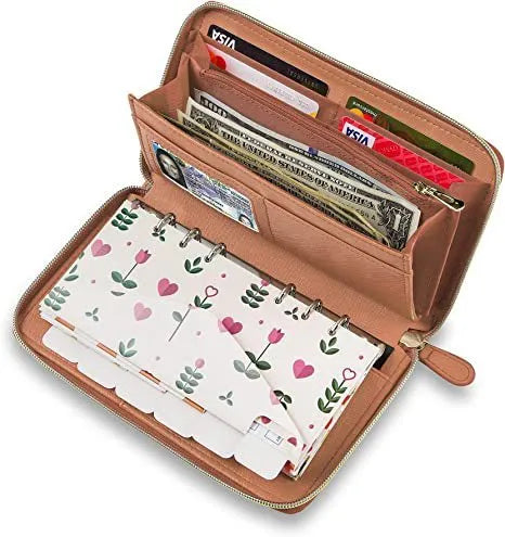 Unisex anti-theft card holder in solid colour PU with multiple card slots, shown in black