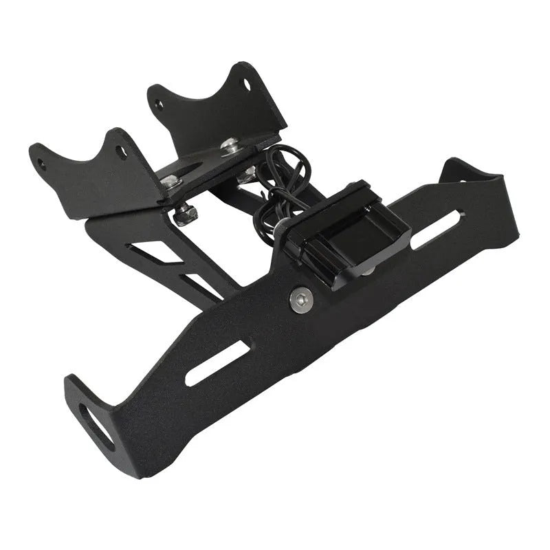 Black aluminium short tail licence plate holder bracket for Honda modified motorcycles