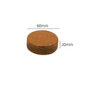 Eight sizes of compressed nutrient soil blocks for vegetable planting and seedling cultivation.