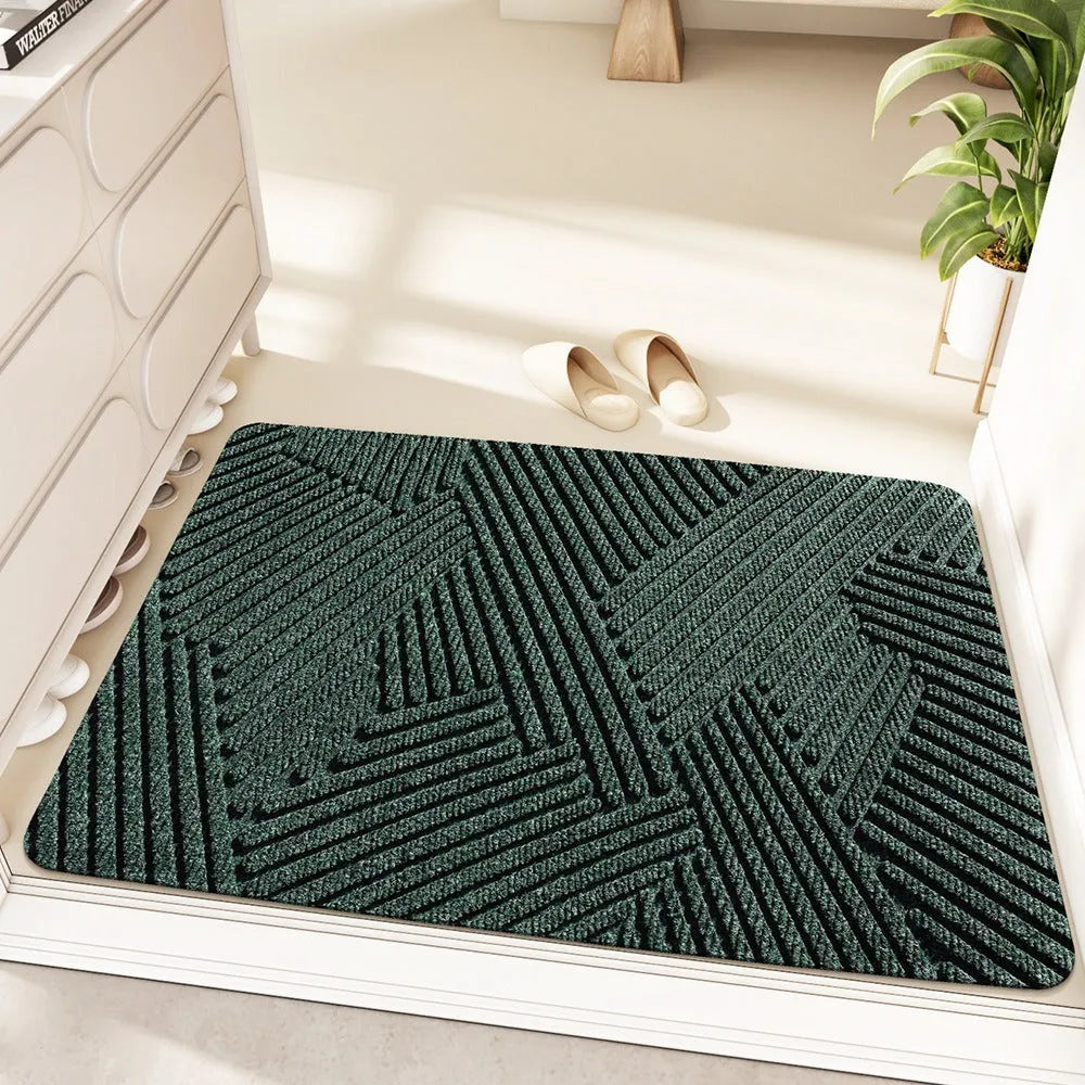 Alien shape diatom mud entrance carpet with cartoon anime pattern measuring 60x90cm