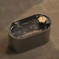 Berlin blue 3L automatic pet water fountain with LED light and quiet pump on floor