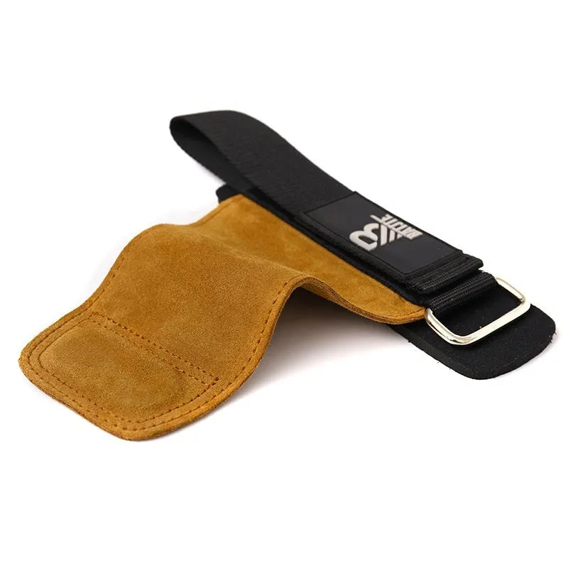 Brown fitness wrist protector for horizontal bar exercises including pull-ups and push-ups