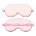 Rayon elastic satin double-sided eyeshade in multiple colours including black, gold, and pink