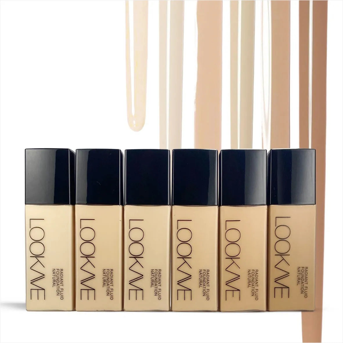 LOOKAVE matte liquid foundation bottle in 21ml size with cream formula