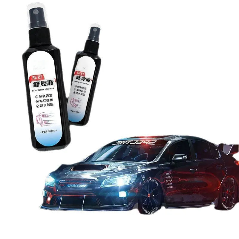 100 ml bottle of car headlight renovation repairing liquid for plastic lenses