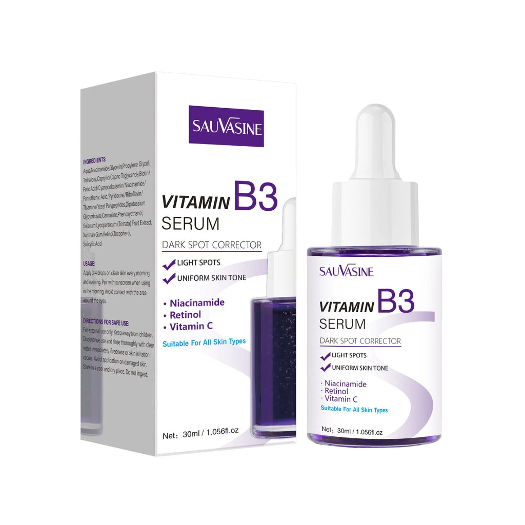 30ml Vitamin B3 facial essence bottle for nourishing and firming skin