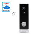 White network wireless video intercom camera wall-mounted with 1080p resolution and 2.8mm lens for indoor monitoring