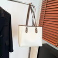 Korean style shoulder underarm bag horizontal square shape sandwich pocket PU material crossbody bag