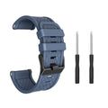 Black silicone sports watch strap with 26mm lug width for Jiaming watches