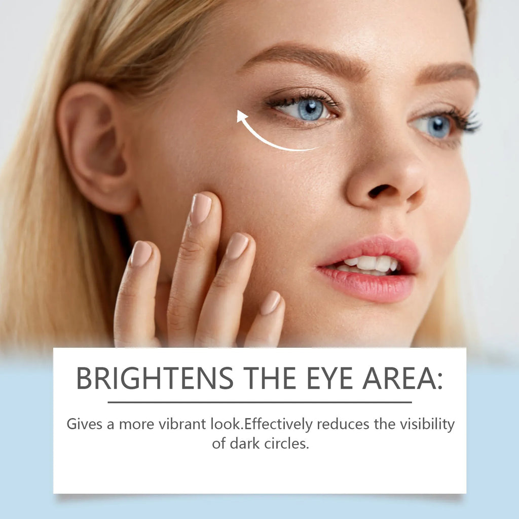 8 pairs of hyaluronic acid eye masks in a bag for under-eye hydration
