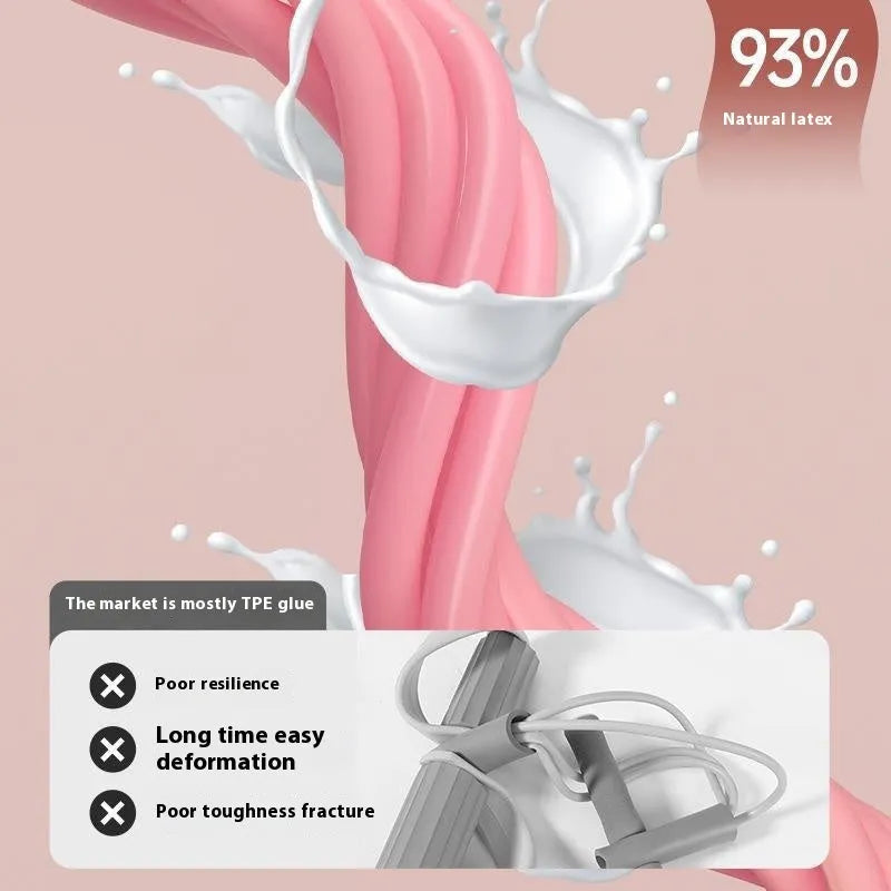 Adjustable TPR fitness puller device for waist slimming and arm toning exercises in four colour options.