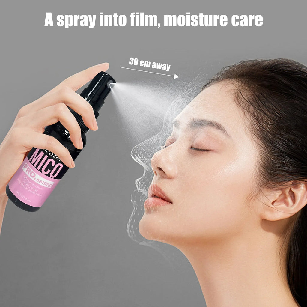 Makeup primer and setting spray duo with 45ml primer lotion and 40ml finishing spray