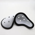 Rubber sports groin guard for adult and children, used in Sanda, rugby, and hockey.