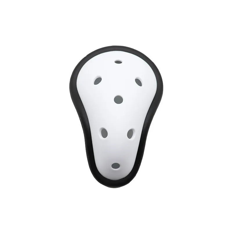 Rubber sports groin guard for adult and children, used in Sanda, rugby, and hockey.