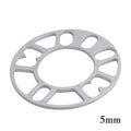 Automotive wheel hub widening gasket for ET offset adjustment in 3mm, 5mm, 8mm, and 10mm thickness options