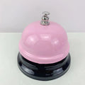 Iron game alarm bell in one of 11 available colours including red, blue, green, pink, and yellow.