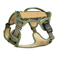 Tactical working dog chest strap in Oxford cloth with metal ring, available in black, khaki, yellow camo, forest camo, olive green, sizes M L XL