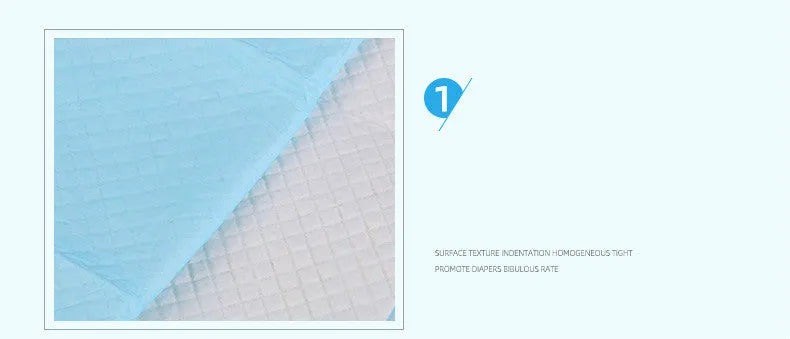 Pet Dad thickened disposable diaper pad for dogs and cats with teddy-soft surface, available in multiple sizes and pack quantities