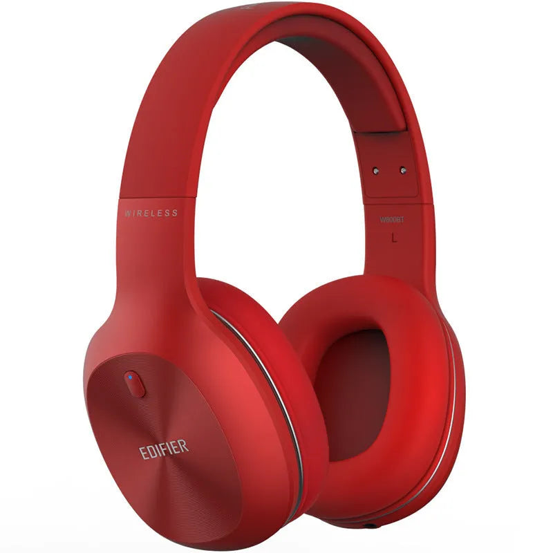 Bluetooth sports headset in black, red, or white colour options.