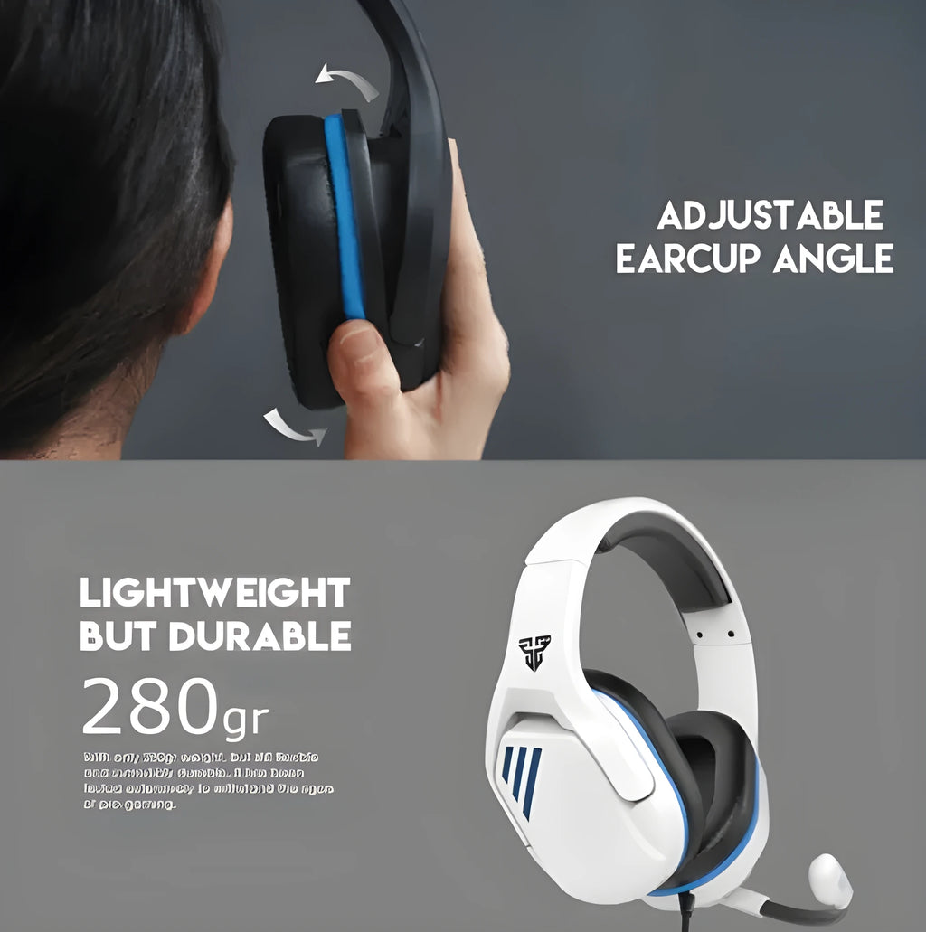 MH86 headwear esports gaming headset with USB cable, black colour, over-ear design and omnidirectional microphone