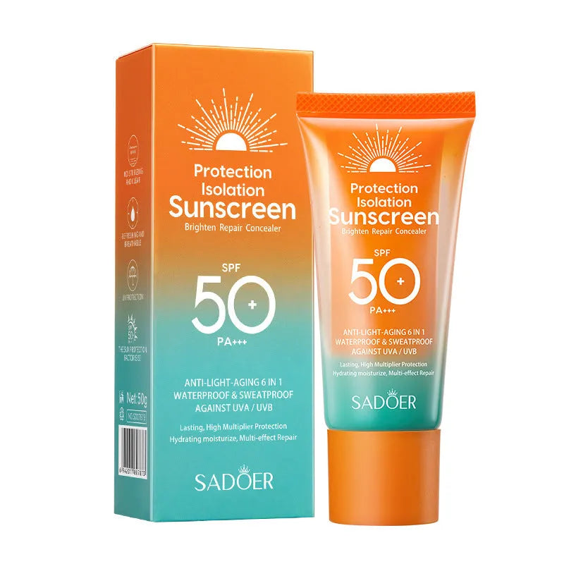 Double tube Multi-Effect Repair Isolation Sunscreen and makeup primer 50g