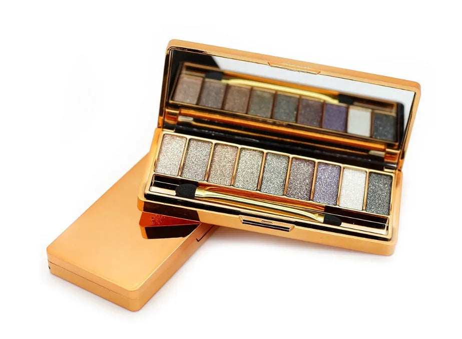 Bear Winnie nine-colour diamond-bright eye shadow palette with eight style options, 90g