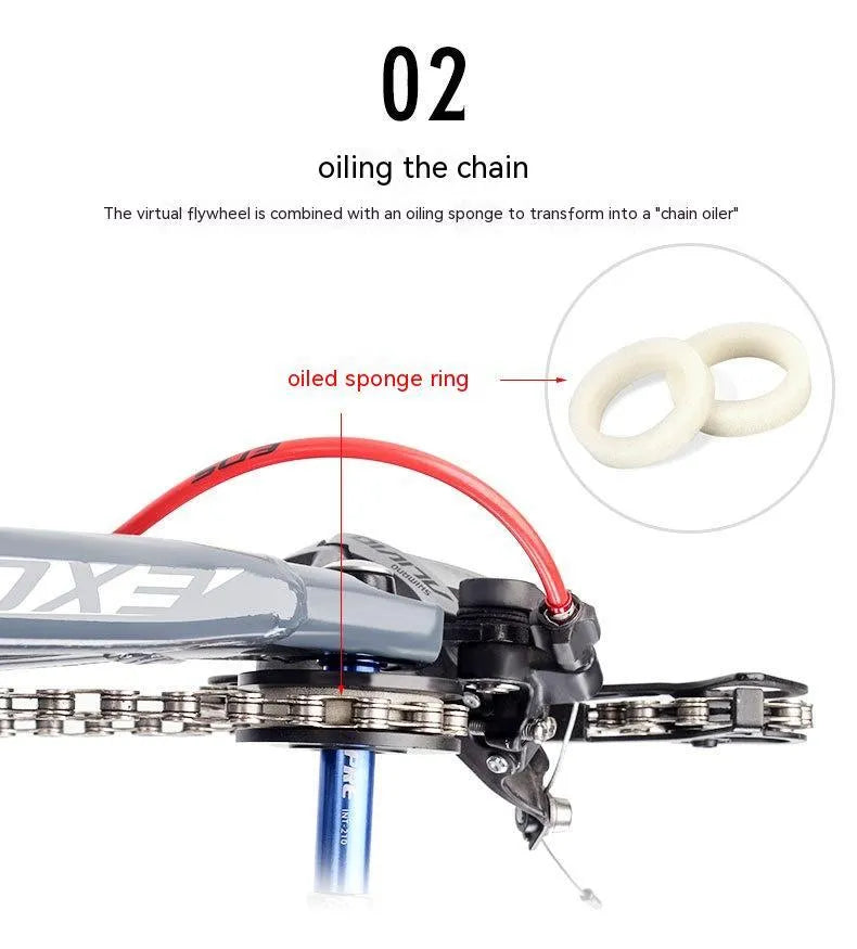 Aluminium alloy bicycle chain holder maintenance tool shown in hand.